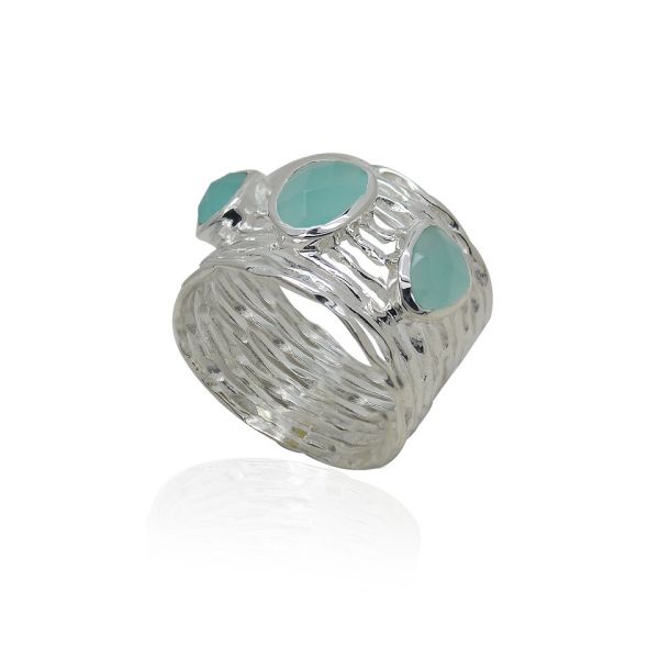 Chalcedoon aqua Ring model  R5-039